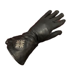 Harley Davidson Black Leather Motorcycle Gloves